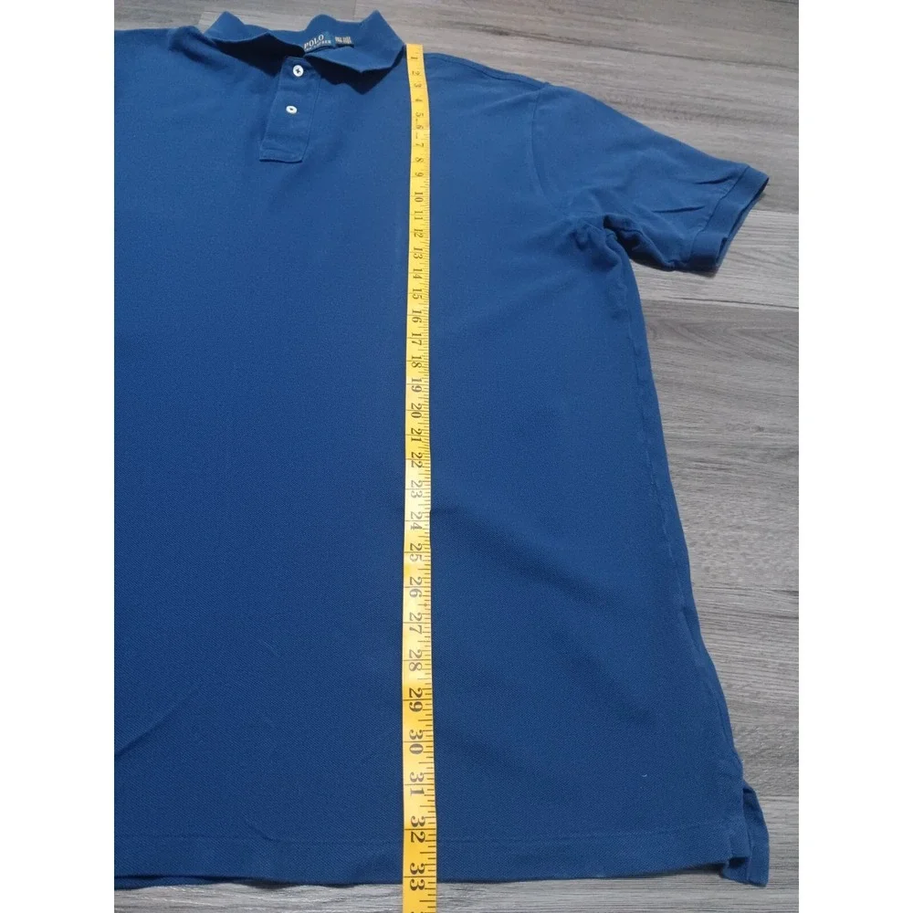 Polo Ralph Lauren Men's Blue Short Sleeve Polo‎ Shirt Size 2XLT